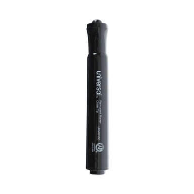 Universal 07050 Broad Chisel Tip Permanent Marker - Black (36/PK) New