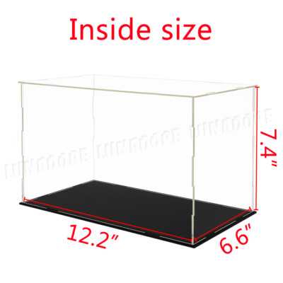 12L Acrylic Display Case - Dustproof Box For 1/24 Scale Diecast, Action Figures, Helmet, Vectorsoul001-1357686