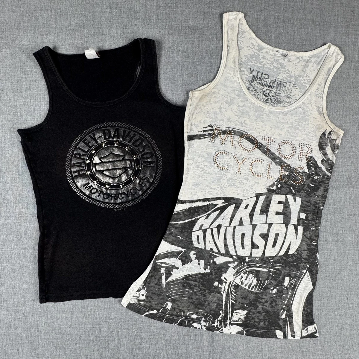Harley-Davidson Cotton Casual Tank Tops for Women for sale | eBay