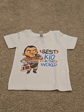 CM Punk Official Kids 6 Month Tshirt Pro Wrestling Tees Best Kid In The World