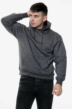 Mens Plain Hoodies Fleece Hooded Casual Long Sleeve Hoody Pullover Sweatshirt