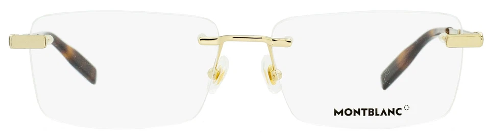 Gafas Montblanc sin montura MB0030O 005 dorado/La Habana 59 mm 30 Foto 2 de 3