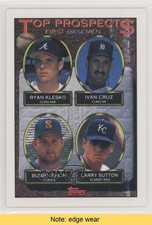 1993 Topps Top Prospects Ryan Klesko Ivan Cruz Bubba Smith Larry Sutton READ d5h