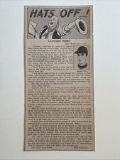 Gaylord Perry Hats Off San Francisco Giants 1964 Sporting News Baseball 4X9