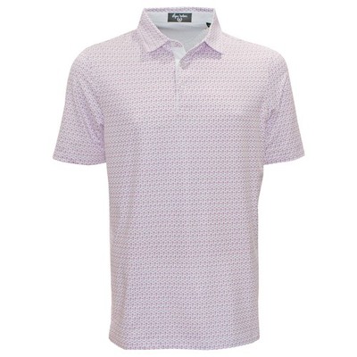 Byron Nelson Golf Men's Domino DriWay Polo Shirt - Moisture Wicking - New