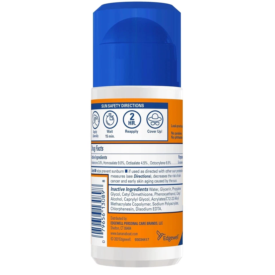 Banana Boat Sport FPS 60+ Roll-On 2,5 oz (paquete de 3) caducidad 12/2025 nuevo Foto 2 de 4