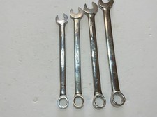 Vtg Armstrong 4 Pc Sae Combination Wrench Set 58-1316 All For 40 Usa Made