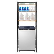 Large Stylish 3-Tier Freestanding Washing Machine Shelf Capacity 15Kg 71"