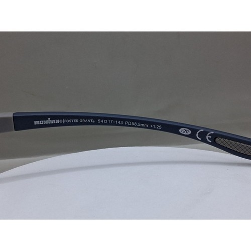 Foster Grant Ironman IM2008 54-17-143 PD58.5mm +1.25 Eyeglasses Readers - Picture 10 of 16