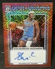 Shai Gilgeous-Alexander Choice Auto Opti-Graphs 2022-23 Panini Donruss Optic