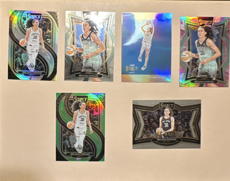 Panini Select 2025 WNBA Breanna Stewart Seattle Storm Insert Lot - 5 Cards