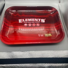 New Large Elements Red Rolling Papers Tray 13...