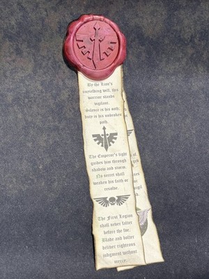 Cosplay Purity Seal For 40K Dark Angels Resin Wax Seal Canvas Style Paper