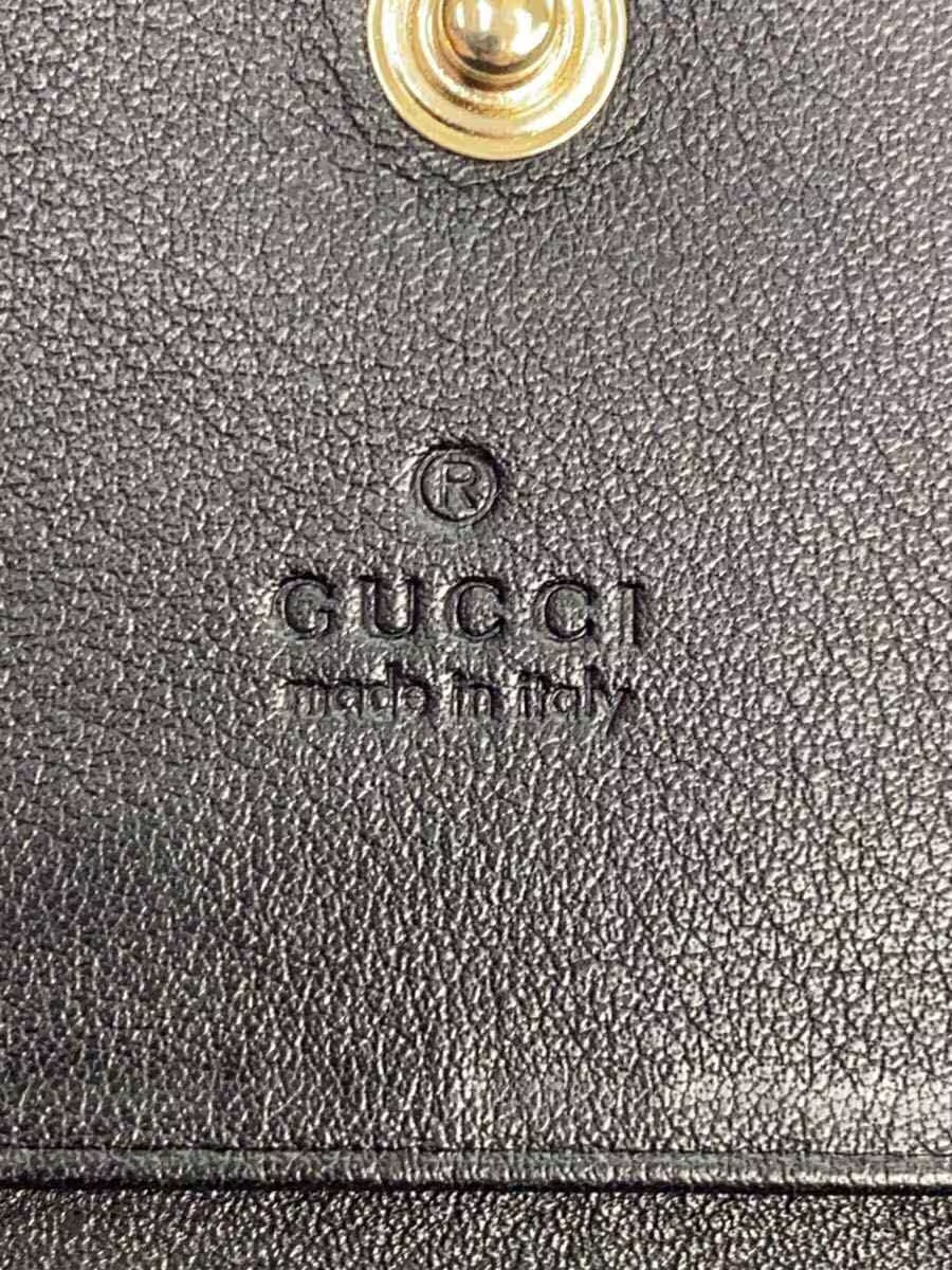 GUCCI Card Case Black Guccissima 323401・534638 thumbnail 3