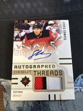 2024-25 Ultimate Collection Seamus Casey Debut Threads RC Patch Auto #/199