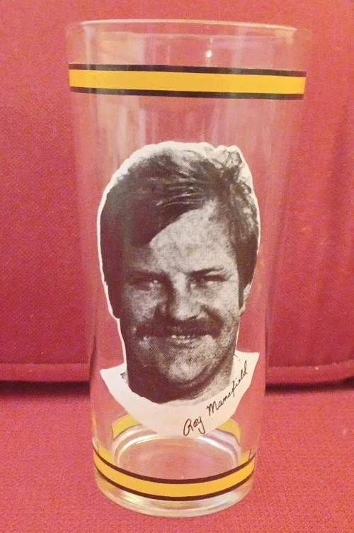 Pittsburgh Steelers 4 Glass Lot 1976 MSA Bradshaw Blount Mansfield Vintage - Image 4 of 4