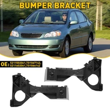 Bumper For Bracket Toyota 2003-2008 Corolla Set of 2 Front Left & Right Side