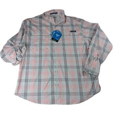 Columbia PFG Super Tamiami FM7187-018 Mens Small Striped Long Sleeve Shirt NWT