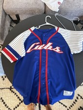 Genuine Merchandise Chicago Cubs MLB Baseball Jersey Blue White Red