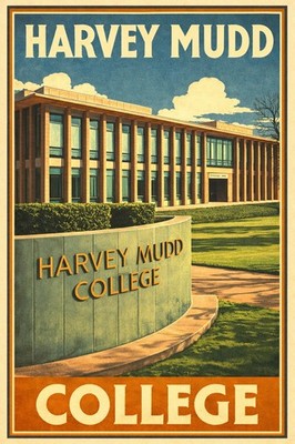   Harvey Mudd College Poster - 24x36  Premium Matte Paper 200gsm