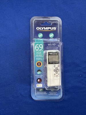 Olympus WS-110 Digital Voice Recorder 256MB 69 Hour USB 2.0 PC Compat Untested