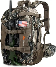 Hunting Backpack, Waterproof Camo Hunting Packs for Men, Durable Large Capacity