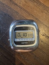 Orologio vintage Nepro LCD