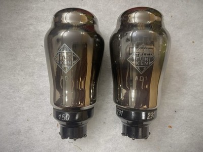 Telefunken AD1 Big Bottle NOS Tested Excellent working Fine Matched Pair