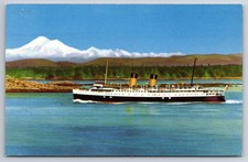 CPR Princess Marguerite Ship Mount Baker Seattle Victoria Vancouver Postcard