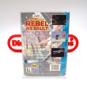 Sega CD Game STAR WARS: REBEL ASSAULT - CIB / COMPLETE IN BOX!