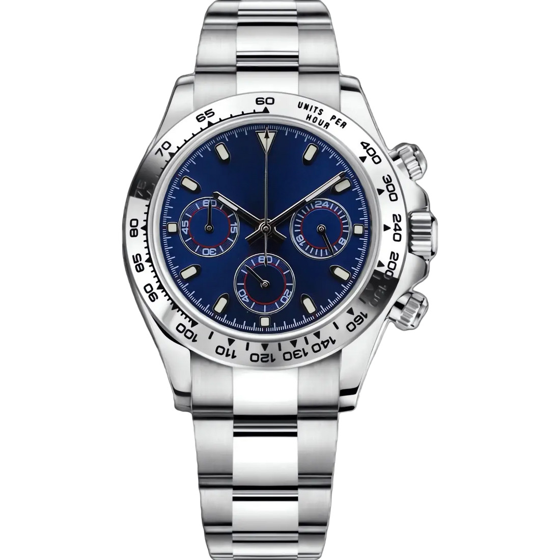 Custom Built Chronograph VK63 Steel Bezel