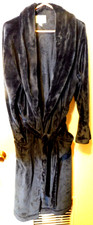 Goodfellow & Co~Plush Bath Robe Navy Blue Men’s Sleepwear Extra Soft Fleece