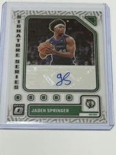 2023-24 Panini Donruss Optic - Signature Series Jaden Springer #SS-JSP (AU)