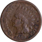 1866 United States Indian Head Cent - Good Condition