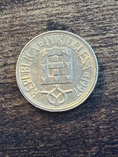 1997 Portugal 5 Five Escudos Actual Coin TB953*