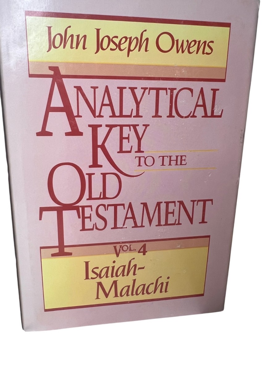 Analytical Key To The Old Testament John Joseph Owens Vol 1-4 Set