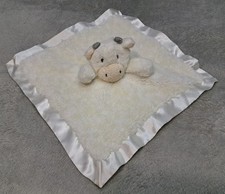 Cloud Island Cream Cow Lovey Security Blanket Plush Satin Trim Target Baby