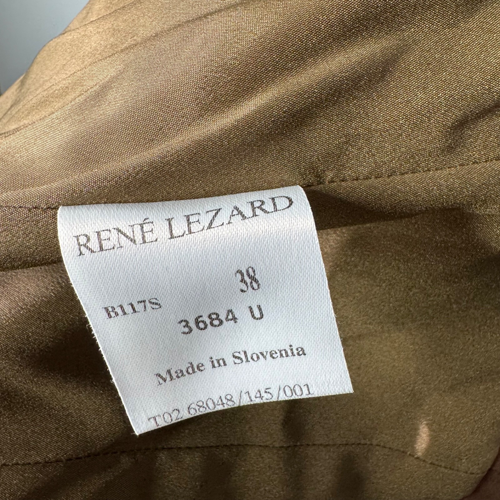 Rene Lezard French Designer Women's Chocolate Brown Robins Egg Blue Blazer Sz 38