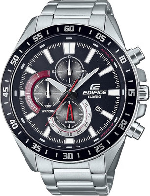 Casio EFV620D-1A4V, Edifice Uhr, Chronograph, Datum, 100 Meter, 50MM Gehäuse, Neu in OVP