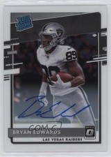 2020 Panini Donruss Optic Rated Rookies 61/150 Bryan Edwards #178 Auto 0sm7