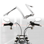 12” Pre wired Ape Hanger Handlebar For Harley Touring Softail Sportster 11 26