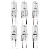 6 X Halogen Stiftsockellampe 50W GY6,35 12V Klar Warmweiß 2800K Dimmbar 2000H