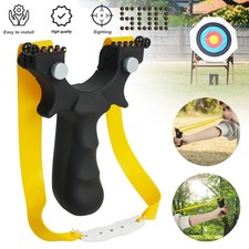 Catapult with 500 Clay Ammo Small Game Hunting & Outdoor Rubber Band Shooter New