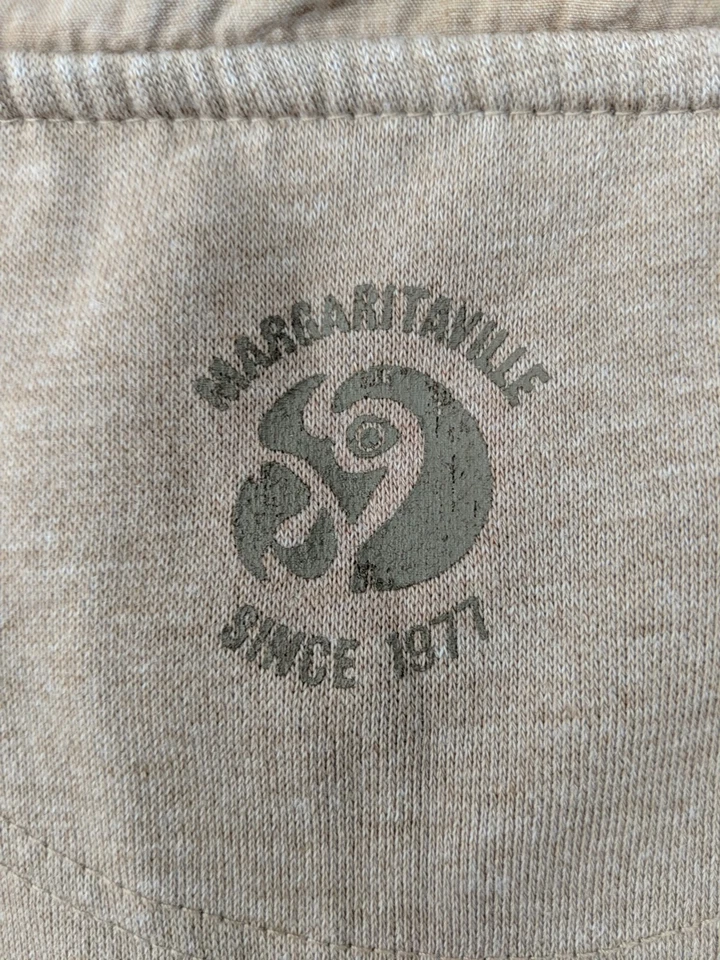 Suéter pulôver Jimmy Buffet's Margaritaville 1/4 zíper madeira de olmo masculino tamanho grande - Imagem 4 de 4