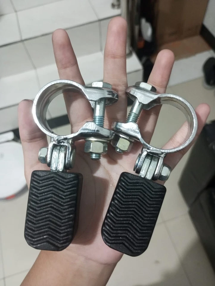 Old Schoold Skool BMX 1xPAIR 罕见前脚 Pegs Haro Kuwahara GT Redline NOS — 第 2/4 张图片