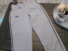 Under Armour Baseball Pants - Gray - Adult large ~ Loose Fit ~ Great Condition