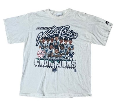 Vtg 2000 New York Yankees Champions Caricature MLB T-shirt Rare XL
