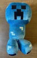 Minecraft Blue Charged Creeper Plush Mojang 8 Clean Official Stuffed Soft