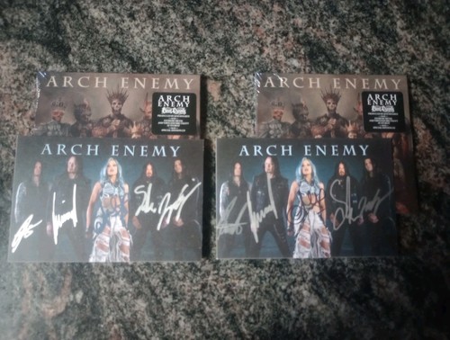 SIGNED!! Arch Enemy Blood Dynasty CD with Autographed Card!!