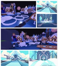 ❄️🏰 Frozen Disney Inspired Elsa  – Adopt Me A Home House Build From Me 🏔️✨